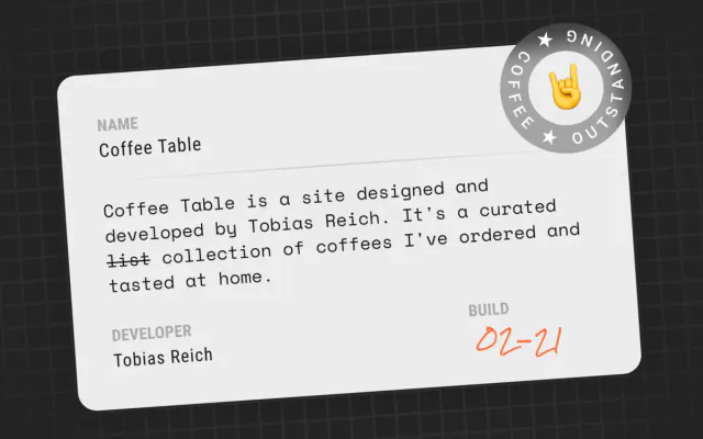 Coffee Table