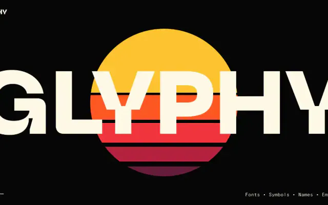 Glyphy